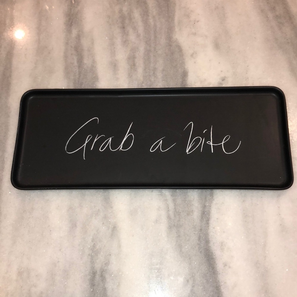 Pier 1 stoneware snack platter